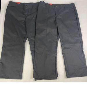 Red Kap 18x34U HEMMED Lot of‎ 2 Black Work Pants PZ33BK0 NWT ALTERED READ